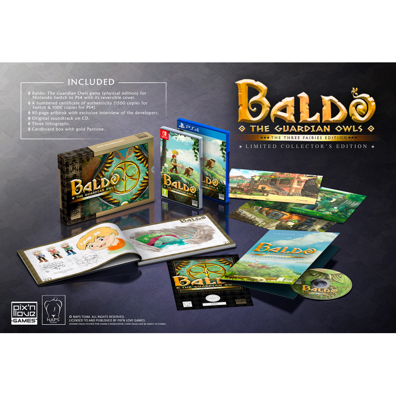 Baldo: The Guardian Owls - Collector's Edition Switch - Pix'n Love